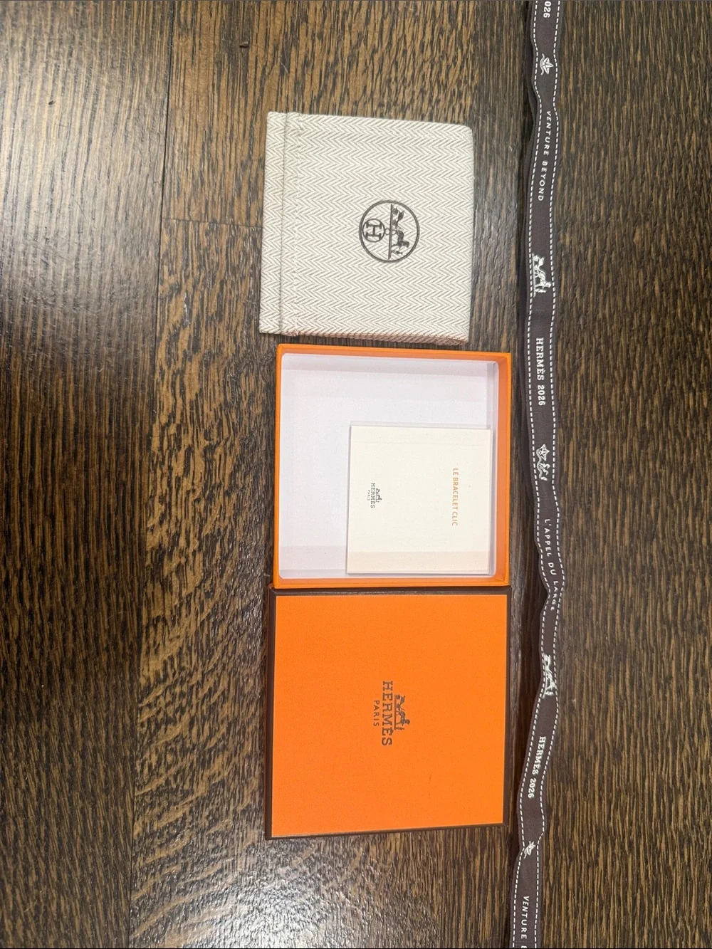 Hermes Clic H bracelet box- real